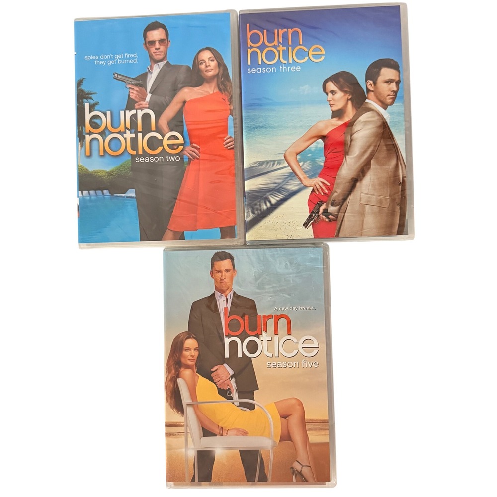 Burn Notice DVD Lot Seasons 2 3 5 Widescreen TV Series Collection New Sealed
